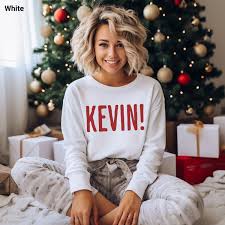 Home Alone Christmas Sweatshirt, Kevin! Holiday Shirt, Funny Christmas  Movie Quote Shirt, Home Alone Fan Gift, 90s Kid Christmas Sweater