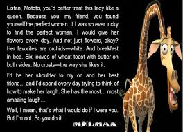 Directed by eric darnell and tom mcgrath and written by etan cohen. Madagascar On Twitter Melman Madagascar Escape 2 Africa Quote