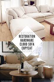 Copycat Home Decor For West Elm Pottery Barn And Restoration Hardware Something Turquoise In 2021 Restoration Hardware Cloud Restoration Hardware Cloud Sofa Cloud Sofa
