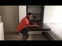Shop wayfair for the best hidden dining table cabinet. Hidden Dining Table For 5 Queen Botanique Bartley Hwb Hidden Wall Bed Storage Hwb Hub Hdb Bto Ec Youtube
