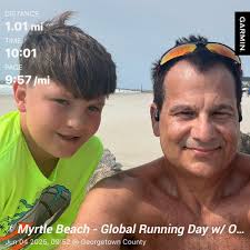 Celebrating global running day with family
