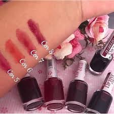 Kit C 4 Un Batom Lip Tint Color Di Grezzo Marinho Rosa Zattini
