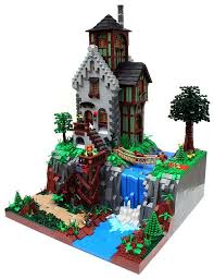 Waterfall House Lego Creations Amazing Lego Creations Lego House