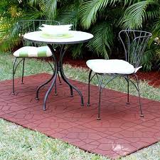 Ez flex interlocking recycled rubber floor tiles 4 tiles 24 x 24 free ship. Patio Outdoor Rubber Mat Patio Tiles Rubber Patio Pavers Rubber Patio Tiles