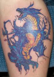 Black And Blue Dragon Tattoo European Dragon Tattoo Blue Dragon Tattoo Dragon Tattoo For Women Tattoos For Women