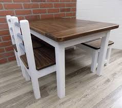 Kids Farmhouse Table Kids Table Set Kids Furniture Kids Activity Table Wood 355 34 X 22 Table 1 Farmhouse Table Setting Plywood Table Kids Table Set