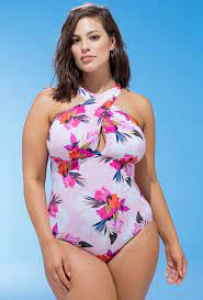 Ashley Graham X Swimsuitsforall Floral Estrella Swimsuit Plus Size Swimsuits Plus Size Bikini Plus Size