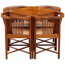 Kaare Klint Card Table Model No 5042 And Four Chairs No 7214 Table And Chair Sets Table Table And Chairs