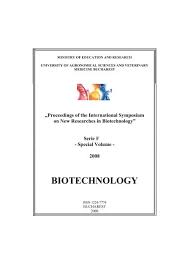 Biotechnology Facultatea De Biotehnologii