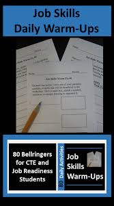Daily Job Skills Warm Ups For Class Or Distance Learning Financial Literacy Lessons Employability Skills Student Activities