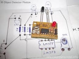 Infrared Ir Object Detection Module Circuit Using Ir Led And Photodiode Ir Led Circuit Electronic Schematics