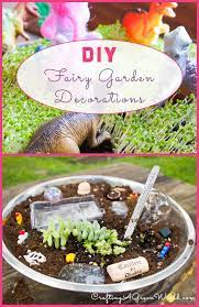 This basket garden is not only precious, but also portable to boot, which means you can move it and show it to your friends, for instance. 15 Fairy Garden Decorations That You Can Make