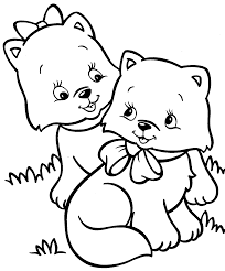 Kitty2 Gif 1373 1654 Animal Coloring Pages Puppy Coloring Pages Kittens Coloring