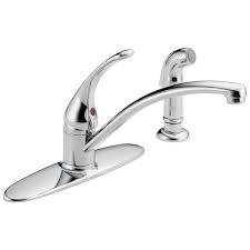 Check spelling or type a new query. Single Handle Kitchen Faucet With Spray B4410lf Delta Faucet