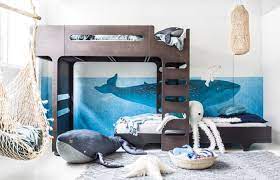 Plush ocean creatures toys to litter the bed? Sea Theme In Children S Room Rafa Kids