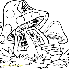 Easy Mushroom House Drawing Happyshappy Fairy mushroom house coloring pages beautiful hottest new books book. easy mushroom house drawing happyshappy