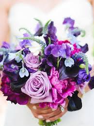 Silk flower types in purple found at afloral.com #weddingflowers. 16 Purple Bouquet Ideas And The Flower Names Too