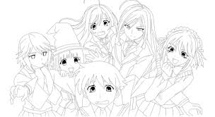 See more ideas about coloring pages for girls, coloring pages, coloring books. Anime Girls Coloring Pages 100 Best Images Free Printable