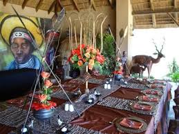 I Like The Crossed Arrows February Black History Month Safari Party Table Decorations
