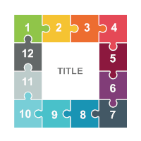 They have a matte finish. Puzzle Presentation Slide Templates