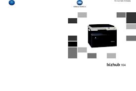 Download the latest drivers, manuals and software for your konica minolta device. Konica Minolta Bizhub 164 User Manual