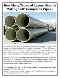 Piping man hour tables, for carbon steel piping, are derived from the schedules. How Many Types Of Layers Used In Making Grp Composite Pipes By Fiber Tech Issuu