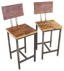 1 wood origin these lovely rustic bar stools are handmade by us for you! Reclaimed Wood Bar Stool Stools Chairs