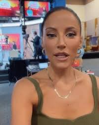 Kay Adams gives behind-the-scenes sneak peek at studio she shares with Pat  McAfee at Super Bowl