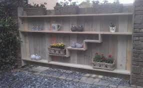 tuinideeen tuinafscheiding van steigerhout door decoration tuin tuin afscheiding tuin ideeen