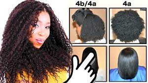 Natural hair is a hair texture that has not been altered by chemicals, which includes relaxers and texturizers. Natural Hair Types Explained In Detail W Pictures 4c 4b 4a Hair Chart Youtube