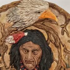Native American decor 3-D wall art.