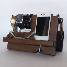 Nightstand Docking Station For Men Charging Station Organizer Etsy Nightstand Docking Station Docking Station Purple Iphone Case