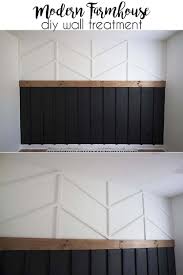 Diy Accent Wall Board And Batten Herrinbone Wainscotting Combo Home Remodeling Modern Farmhouse Diy Home