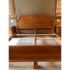 Porch & den nurmi dark brown 3. Sumter Cabinet Company King Panel Four Poster Bed Chairish
