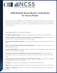 Notable Social Studies Children S Book Council Social Studies Trade Books Book Lists