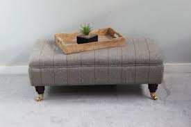 Coffee table pouffe leather ottoman coffee table storage ottoman coffee table ottoman decor ottoman table used coffee tables round glass coffee table modern ottoman decorating coffee. Harris Tweed Flat Top Footstool Coffee Table 120cmx60cm Etsy Footstool Coffee Table Pouffe Upholstered Coffee Tables