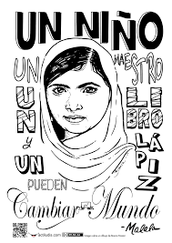 Durante dos emotivos discursos malala yousafzai y kailash satyarthi han instado a los líderes del planeta a dejar a un lado las buenas intenciones y actuar. Mural Frase De Malala Yousafzai Actividades Ludicas Educativas Frases De Malala Yousafzai Malala Yousafzai Premio Nobel De La Paz