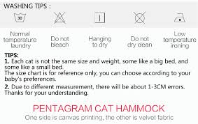 Cat Hammock Wageton Durable Pentagram Cat Hanging Beds House