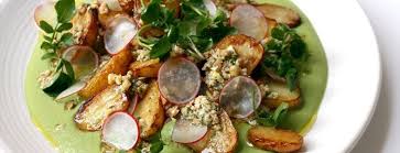 Decouvrez Cette Recette Vegetarienne Gastronomique Aux Pommes De Terre Roties Sauce Au Cresson Et Con Recette Vegetarienne Recettes De Cuisine Recette De Plat