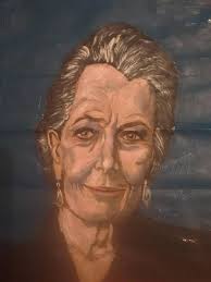 When Marjorie Cameron saw a U.F.O. Drawing by John Alexander Abbott