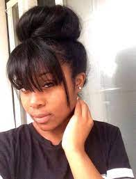 bangs and buns hair styles weave hairstyles relaxed how to cut your own with clippers fade