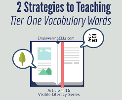 A16 Tiered Vocabulary Not All Words Are Created Equal
