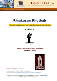 Podcast renungan jki gmk siapa kesukaan allah ps daud istianto. Ringkasan Khotbah