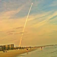 Viewing A Rocket Launch At Cocoa Beach Cocoa Beach Beach Satellite Beach
