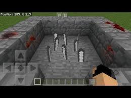 How To Make A Realistic Spike Trap In Mcpe 1 2 Command Block Creation Youtube Minecraft Blueprints Minecraft Architecture Minecraft Creations
