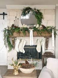 Ideas To Decorate A Christmas Mantel Hip Humble Style Christmas Garland Christmas Decorations Holiday Decor