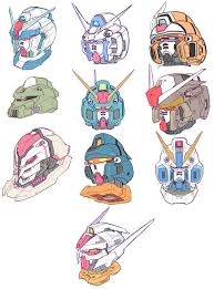 Gundam 3 Sketsa Seni Anime Seni