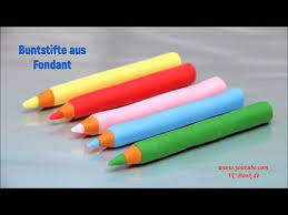 buntstifte aus fondant how to make fondant pencil fondant stifte tortendekoration youtube making fondant fondant make fondant