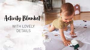 Handmade activity blanket to give your baby tactile and visual development. Lassig Activity Toy Blanket Tiny Farmer Lassig Fashion