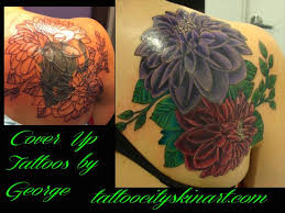 George's flower shop 891 main street houston floral designs 381 park avenue Flowers Mum Chrysanthemum Floral Women S Shoulder Blade Feminine Cover Up Color Tattoo By George Zabala Tattoo City Skin A Color Tattoo Love Tattoos Tattoos